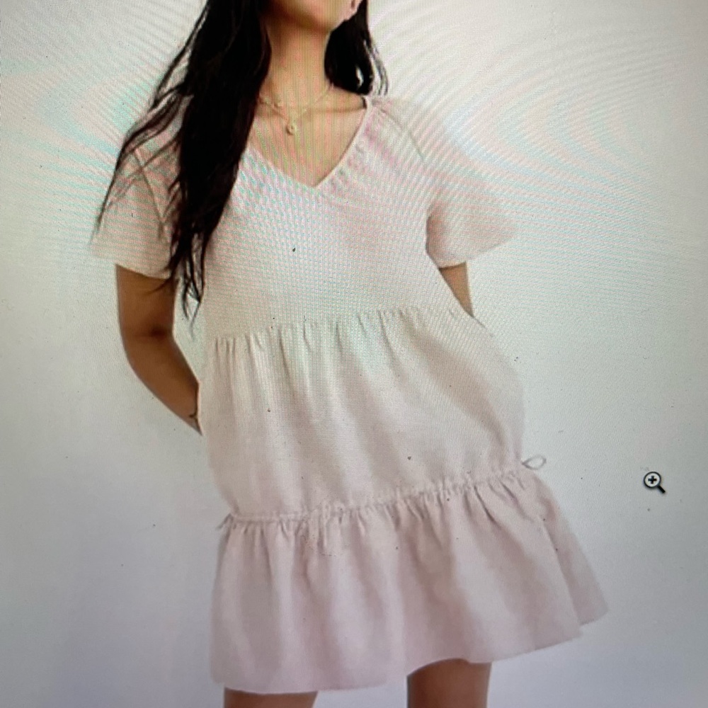 Madewell Lorelei linen blend dress